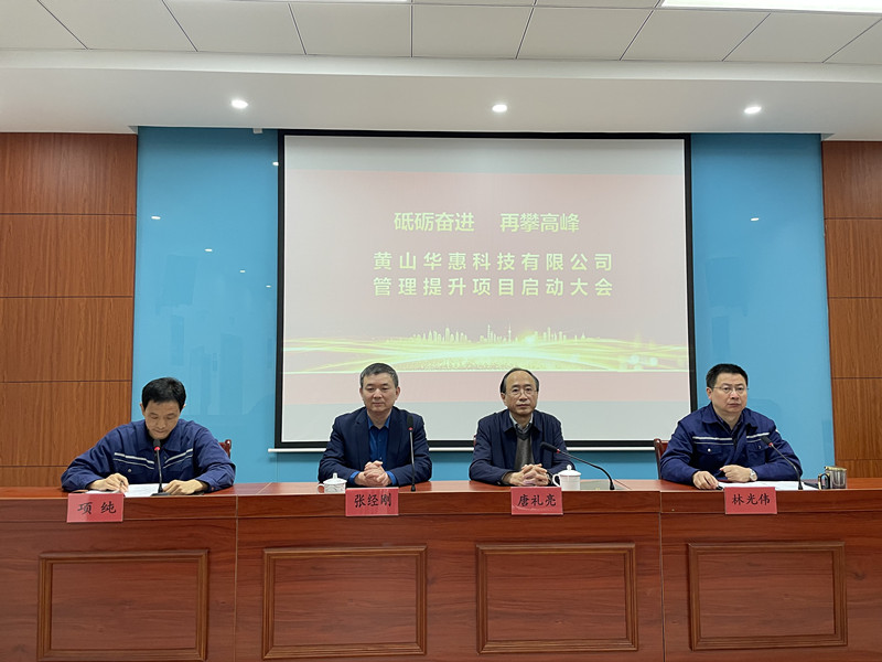 砥砺奋进,再攀高峰——华惠公司召开管理提升项目启动动员大会
